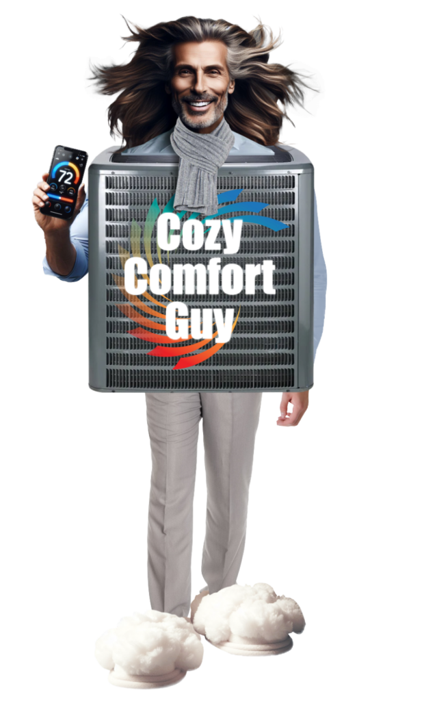 Signature's brand ambassador, Cozy Comfort Guy