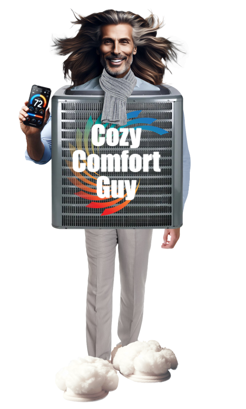 Signature's brand ambassador, Cozy Comfort Guy
