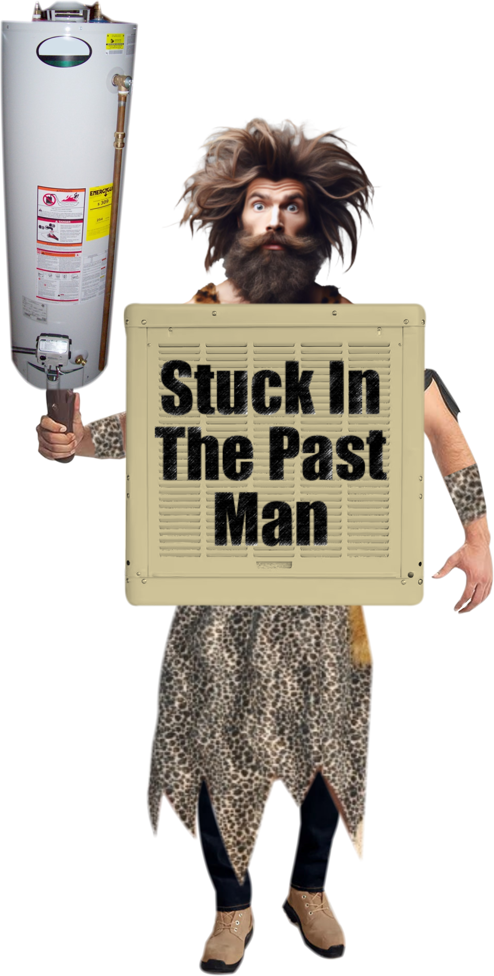Signature's brand ambassador, Stuck In The Past Man